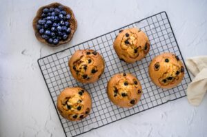 Muffins aux myrtilles : la version qu'on refait chaque été