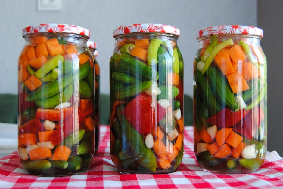 Pickles express de concombre et radis daikon