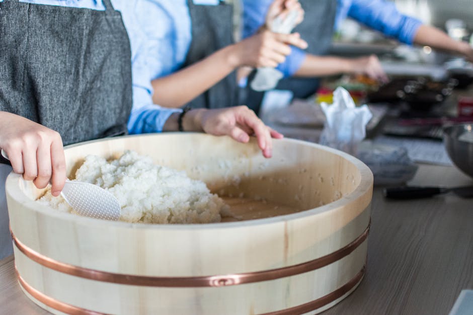 Riz à sushi assaisonné au vinaigre de riz
