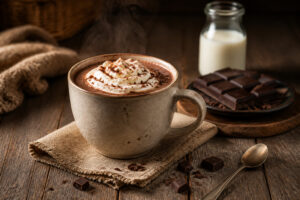 Chocolat chaud onctueux et reconfortant