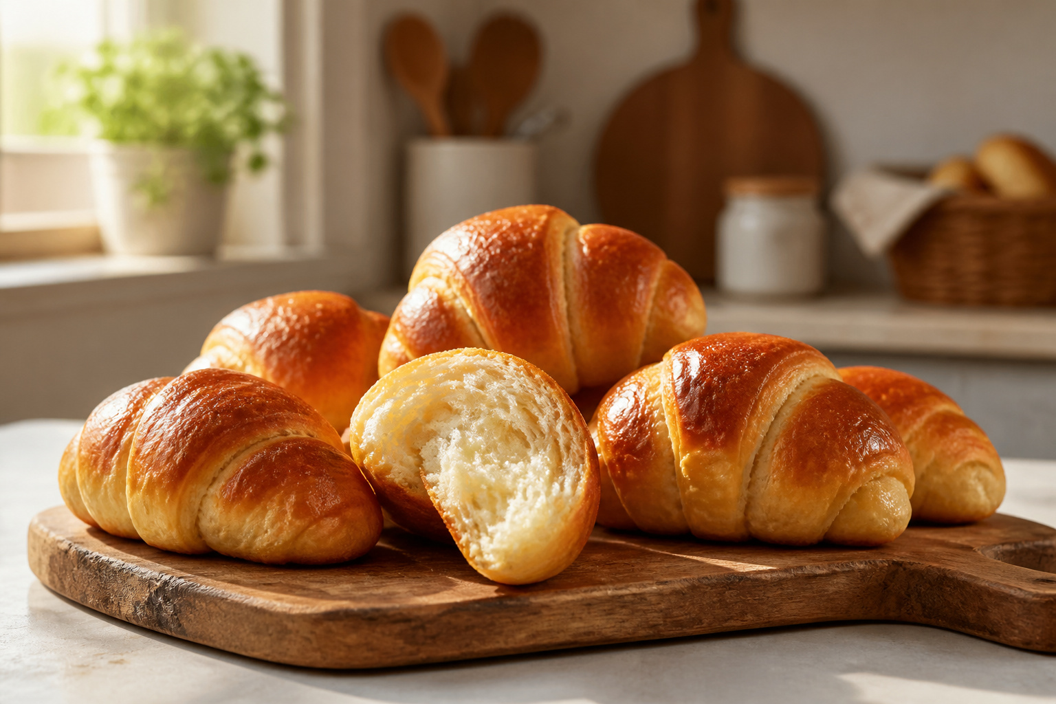 Delicieux pains au lait faits maison