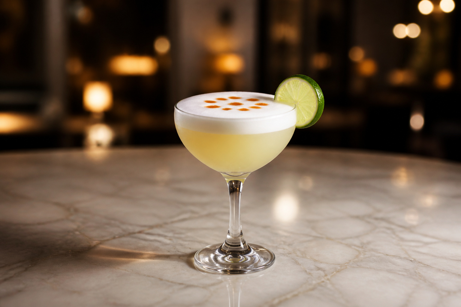 Pisco sour parfait eclat et elegance