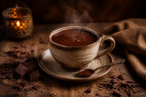 Chocolat chaud reconfortant et gourmand