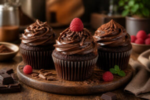 Cupcakes au chocolat gourmands