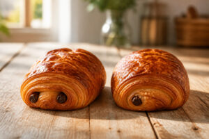 Deux viennoiseries a la francaise