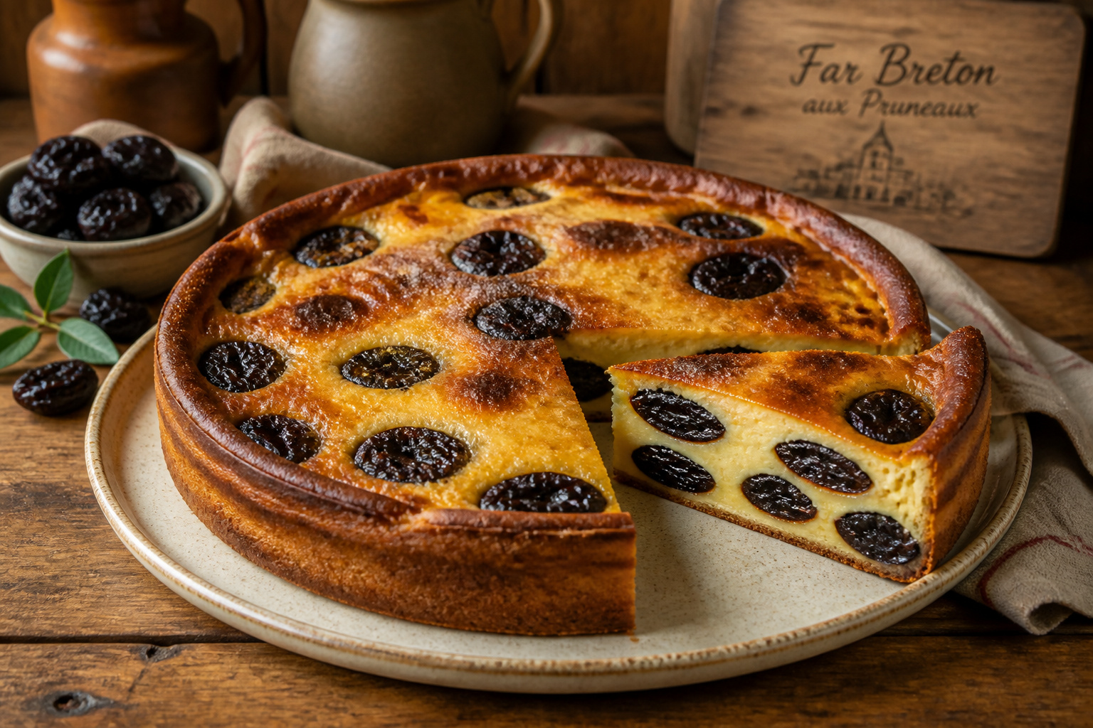 Far breton aux pruneaux un delice authentique
