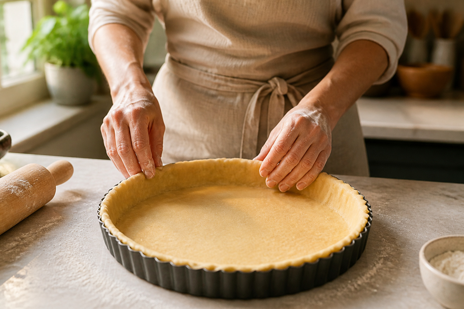 Preparation dune pate a tarte parfaite