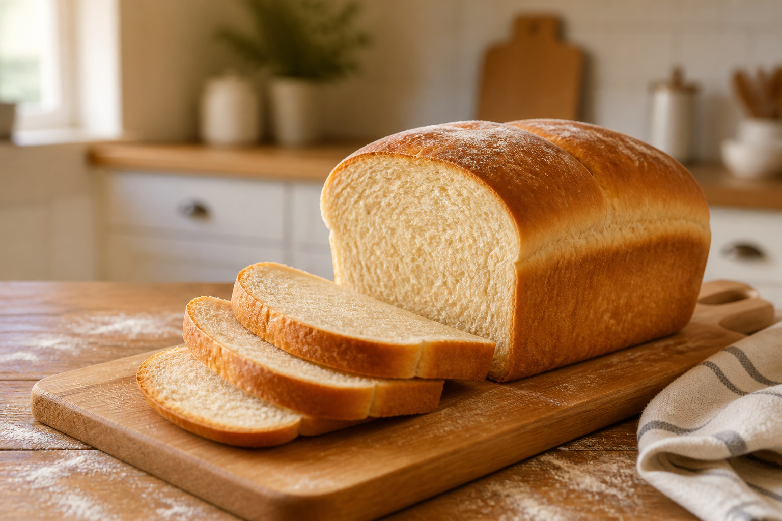 Pain de mie maison dore et moelleux