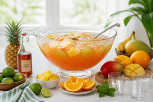 Punch aux fruits maison rafraichissant