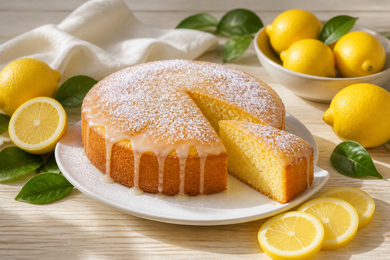 Gateau moelleux au citron