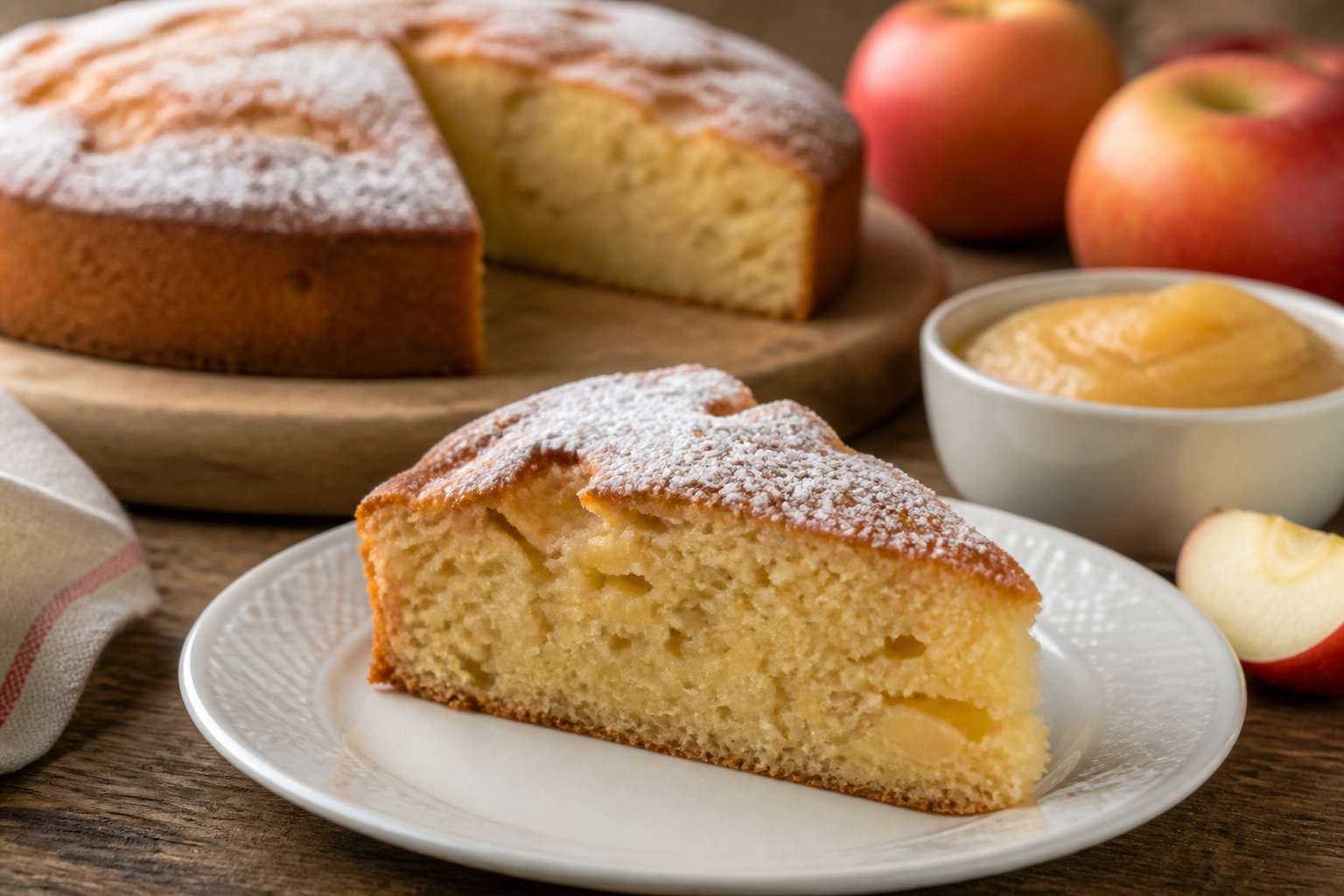 Gateau moelleux aux pommes